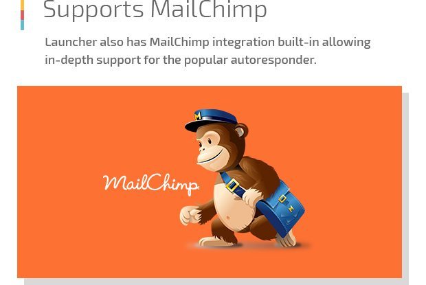 Supports Mailchimp