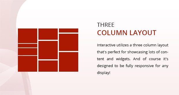 responsive three column layout wordpress