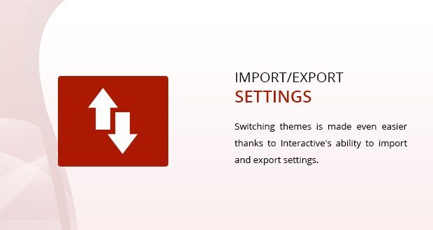 Import Export Settings