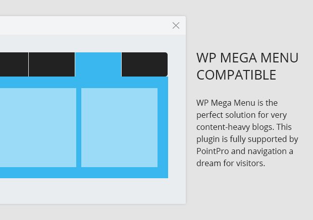 WP Mega Menu Compatible