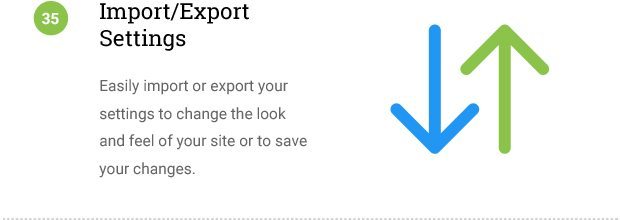 Import Export Settings