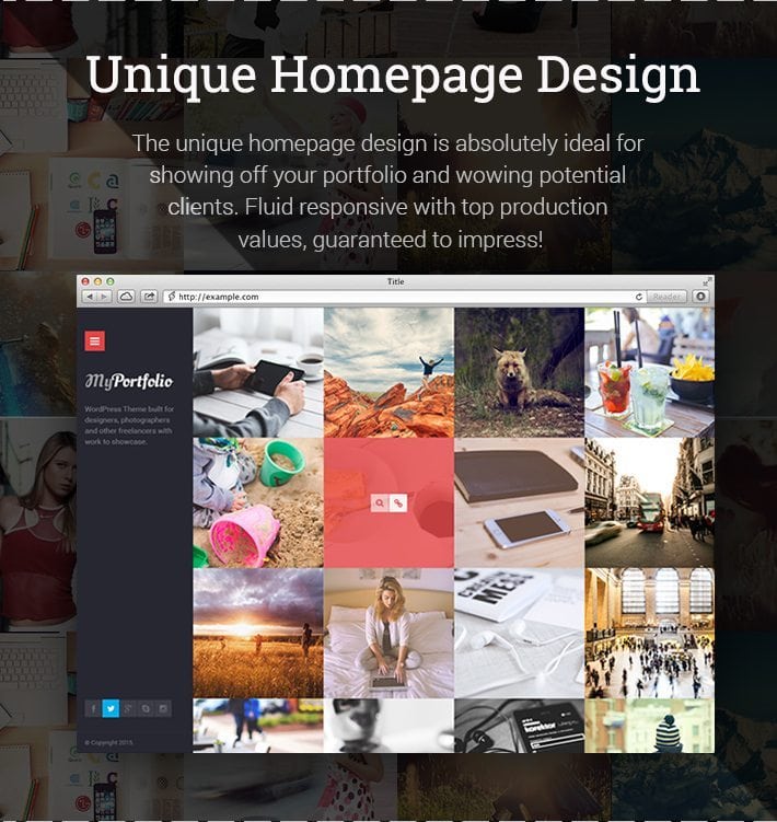 Unique Homepage Design