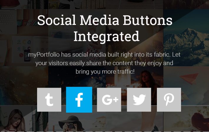 Social Media Buttons Integrated