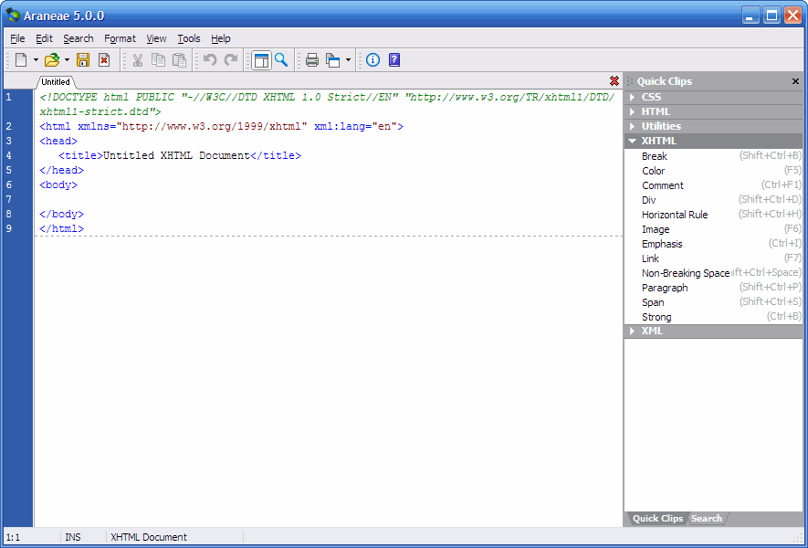 Araneae-code-editor