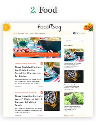 MyBlog Food Demo