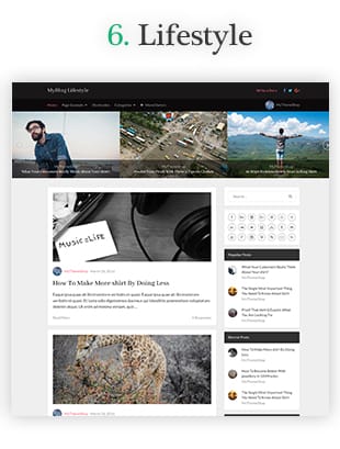 MyBlog Lifestyle Demo