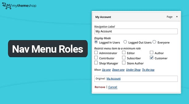 Nav Menu Roles