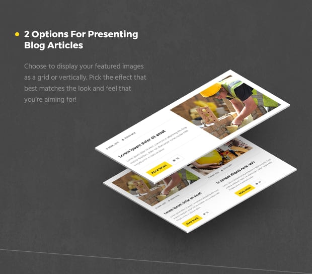 2 Options For Presenting Blog Articles