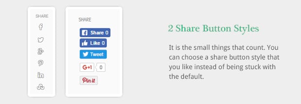 2 Share Button Styles