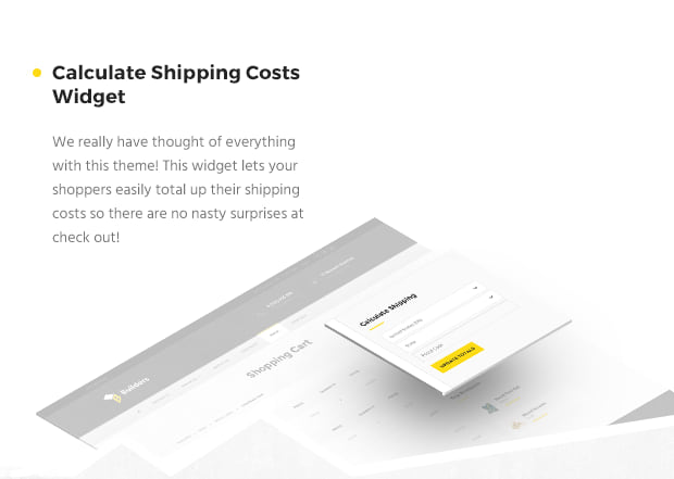 Calculate Shipping Costs Widget