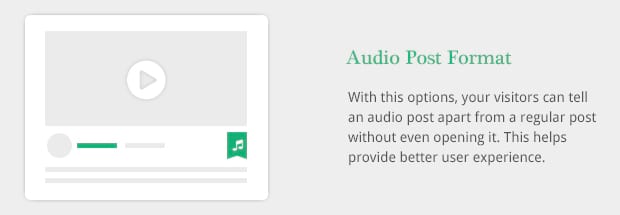 Audio Post Format