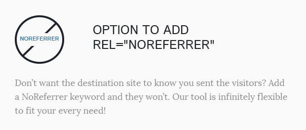 Option to Add Rel NoReferrer