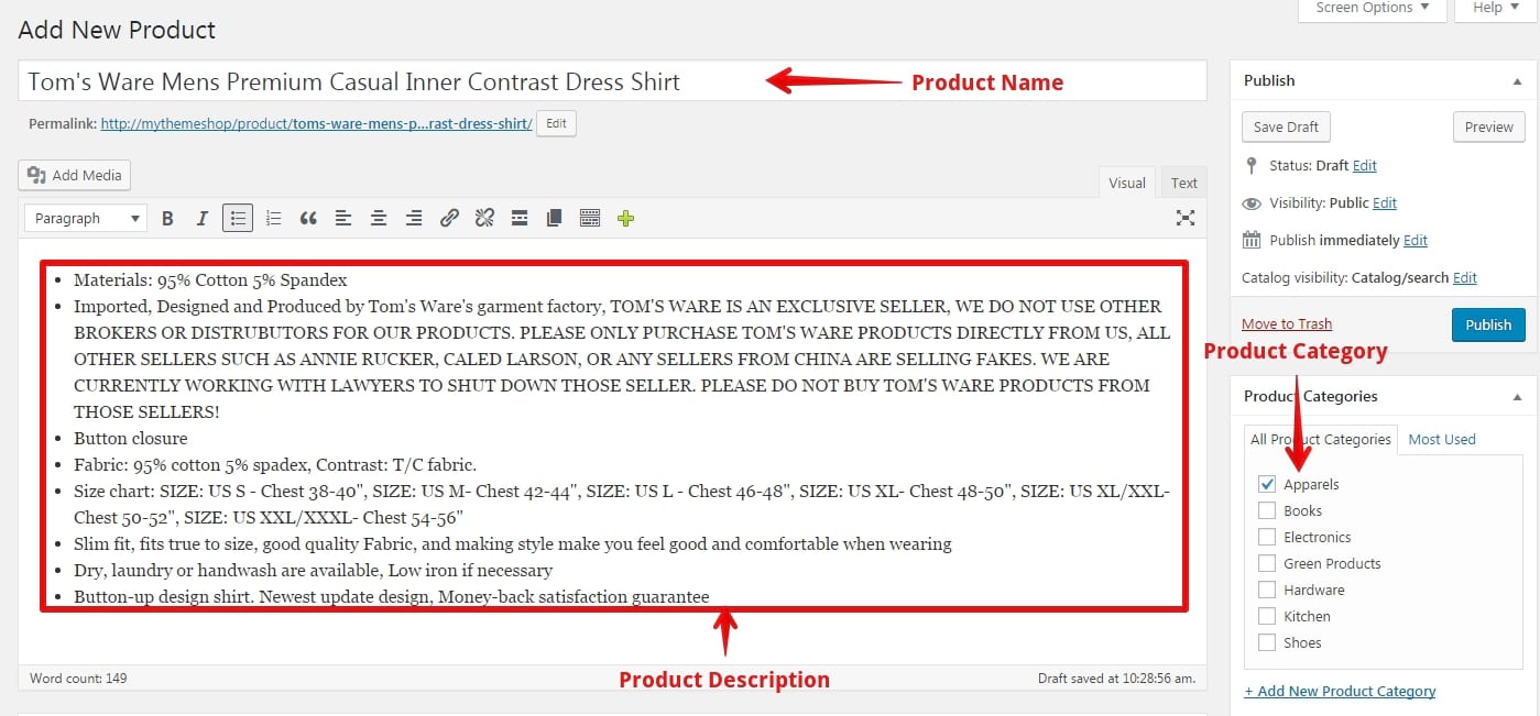 Add Product Details