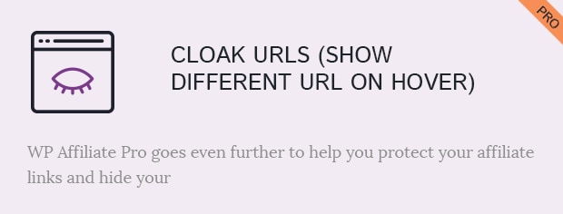 Cloak URLS (Show Different URL on Hover)