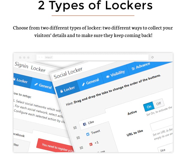 2 Types of Lockers