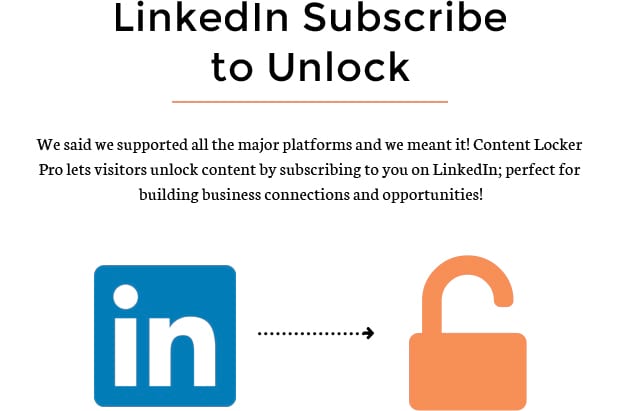 LinkedIn Subscribe to Unlock