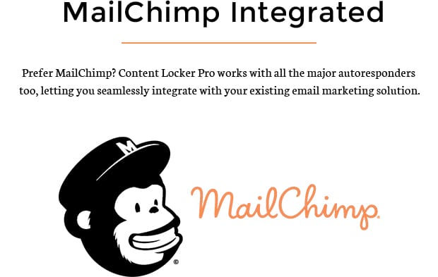 MailChimp Integrated