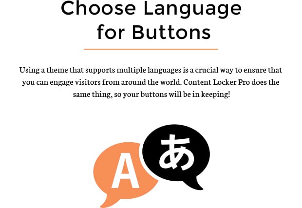 Choose Language for Buttons