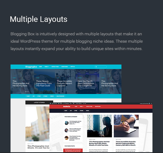 Multiple Layouts