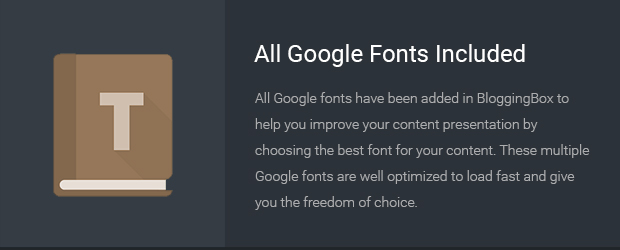 All Google Fonts Included