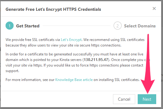 Generate Let's Encrypt SSL Certificate