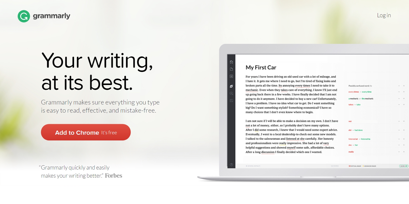 What makes good writing. Grammarly. Grammarly логотип. Grammarly for Chrome. Grammarly app.