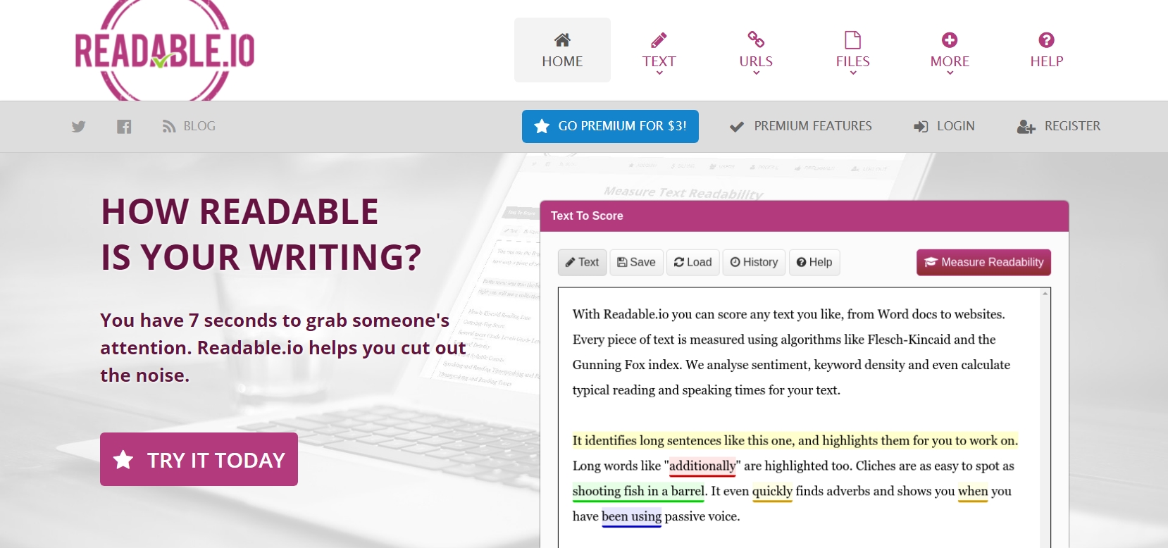 Reading helps you to. Readable. Readability score. Формула Flesch-Kincaid. Your score text