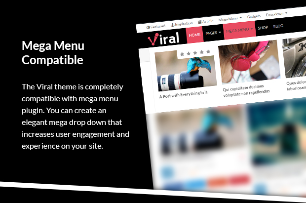 Mega Menu Compatible