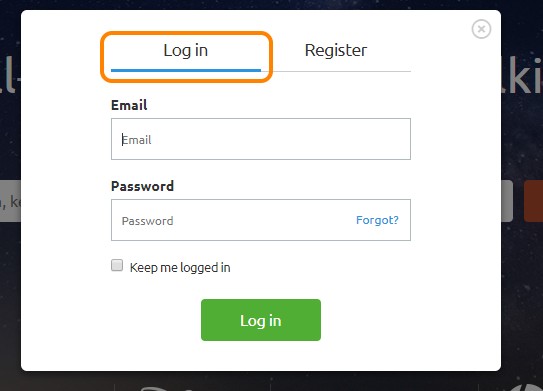 Enter Login Details