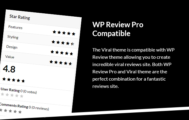WP Review Pro Compatible