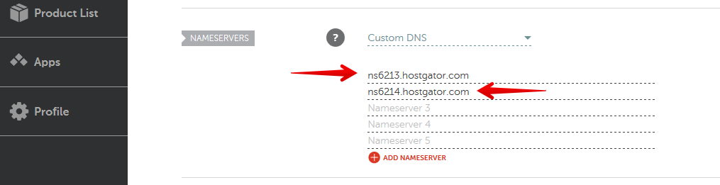NameCheap DNS Settings
