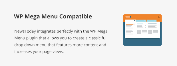 WP Mega Menu Compatible