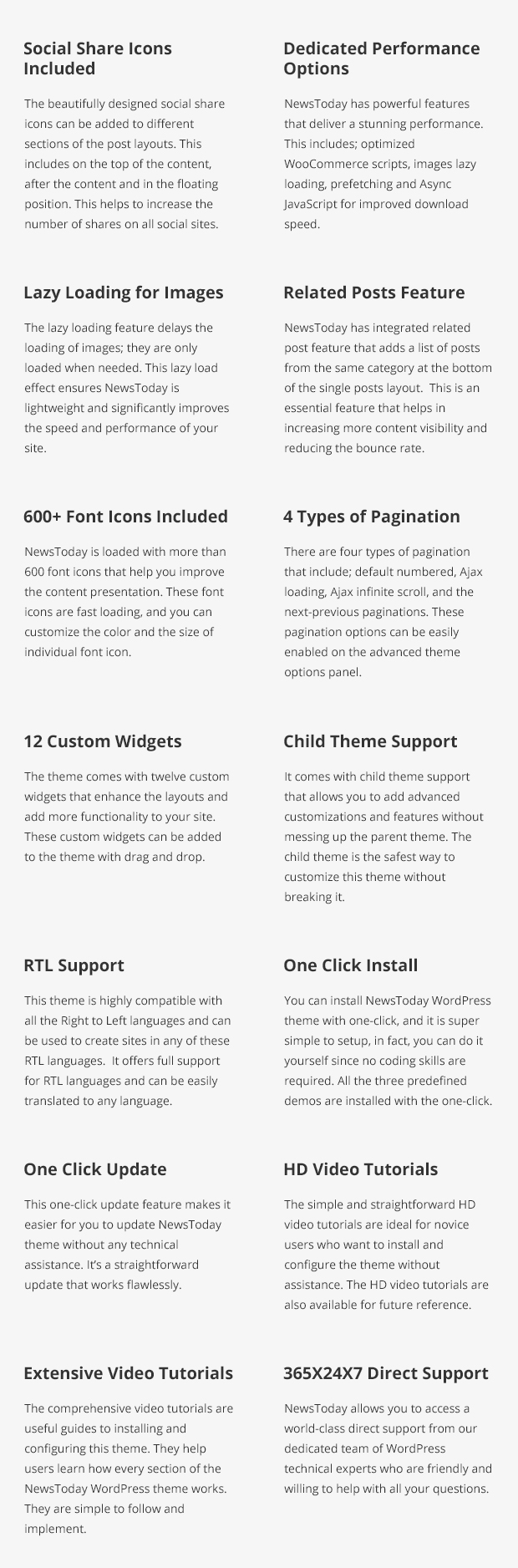 More Features