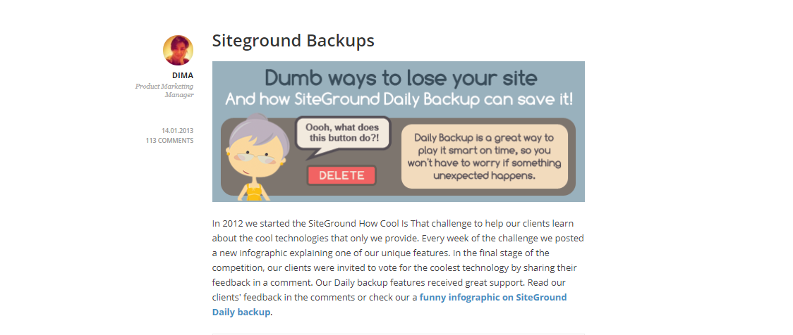 Siteground Daily-Backups