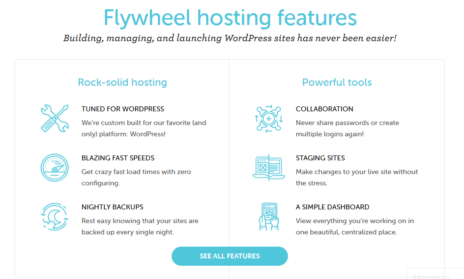 Flywheel Hosting Features Explained