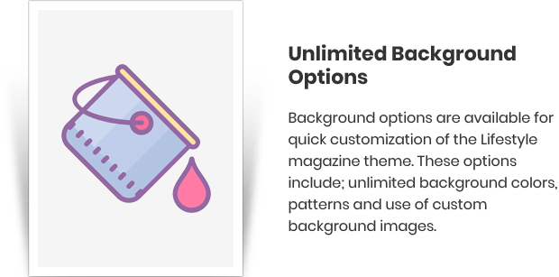 Unlimited Background Options