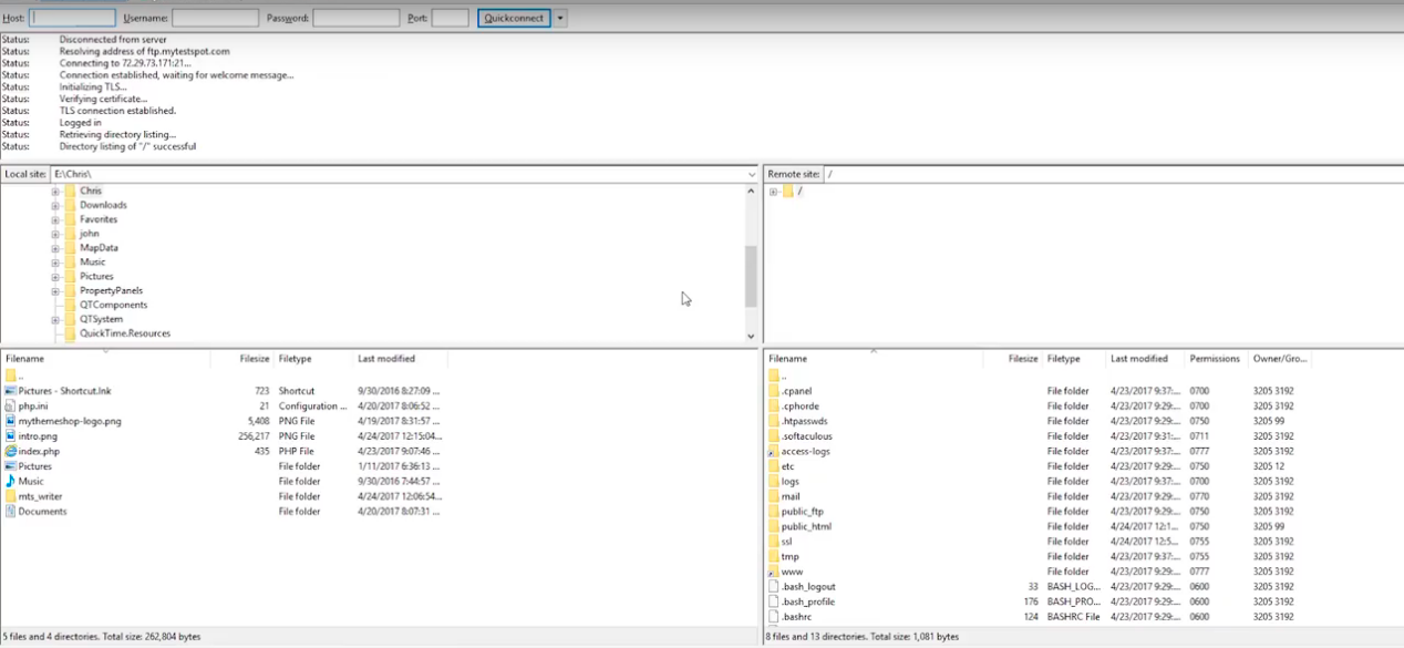 Using-FTP-1 - Dashboard