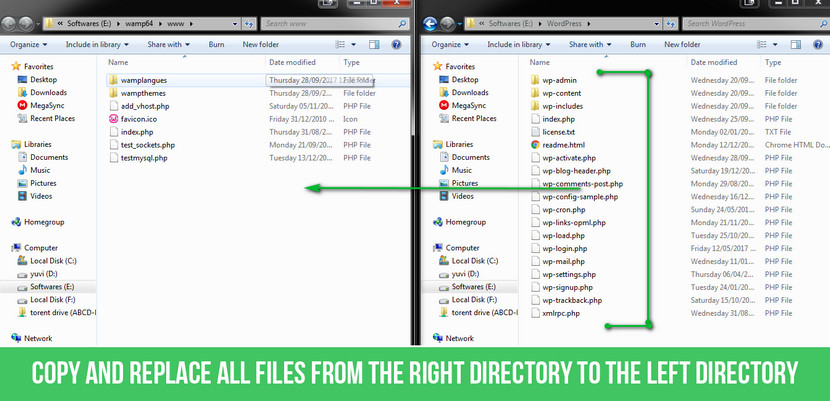 how to get to root directory windows 7