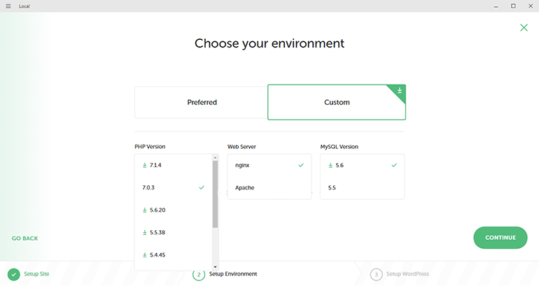 custom-environment-in-local-install-wordpress-locally