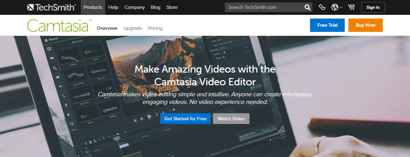 camtasia trial