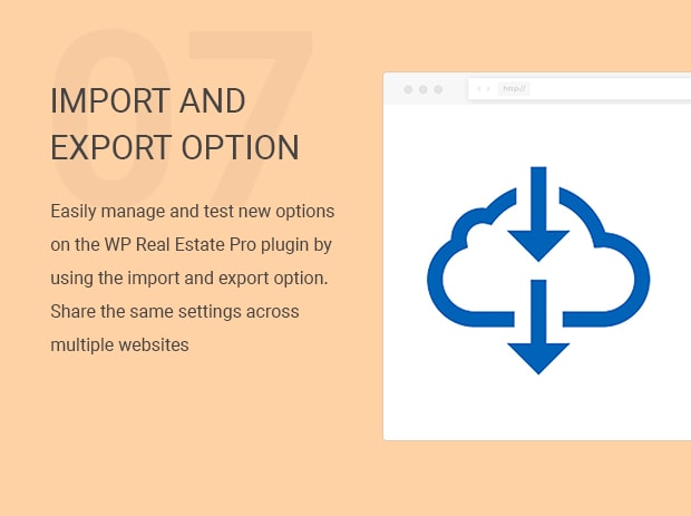 Import and Export Option