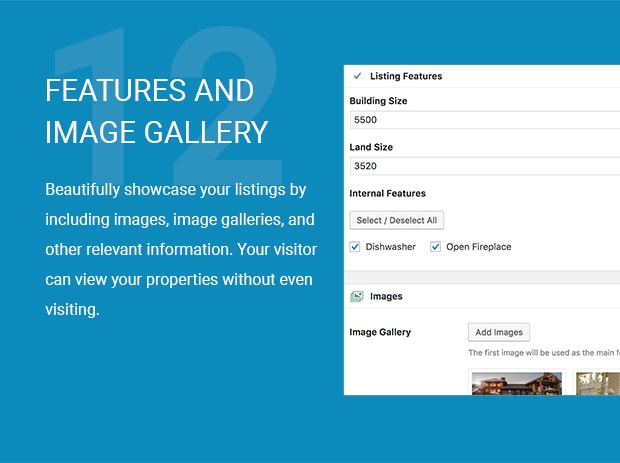 Features and Image Gallery
