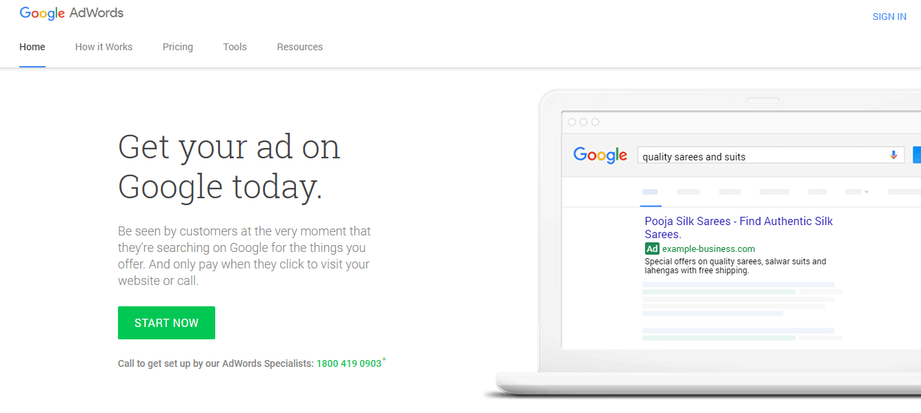 adwords signup