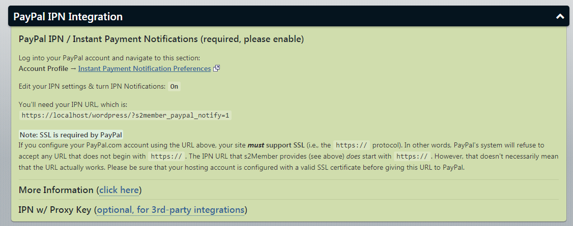 paypal ipn integration