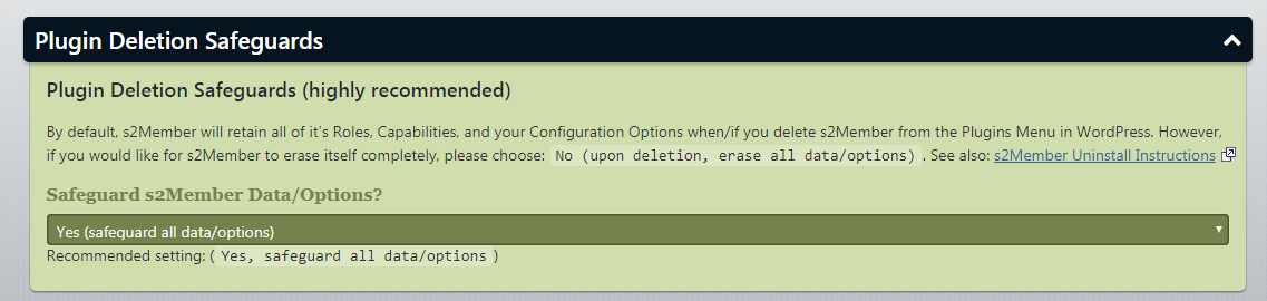 plugin deletion safeguards