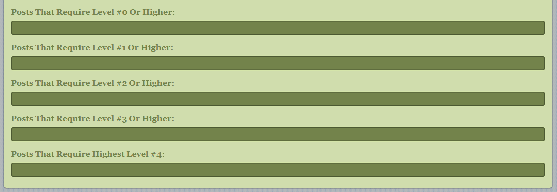 post access restrictions details