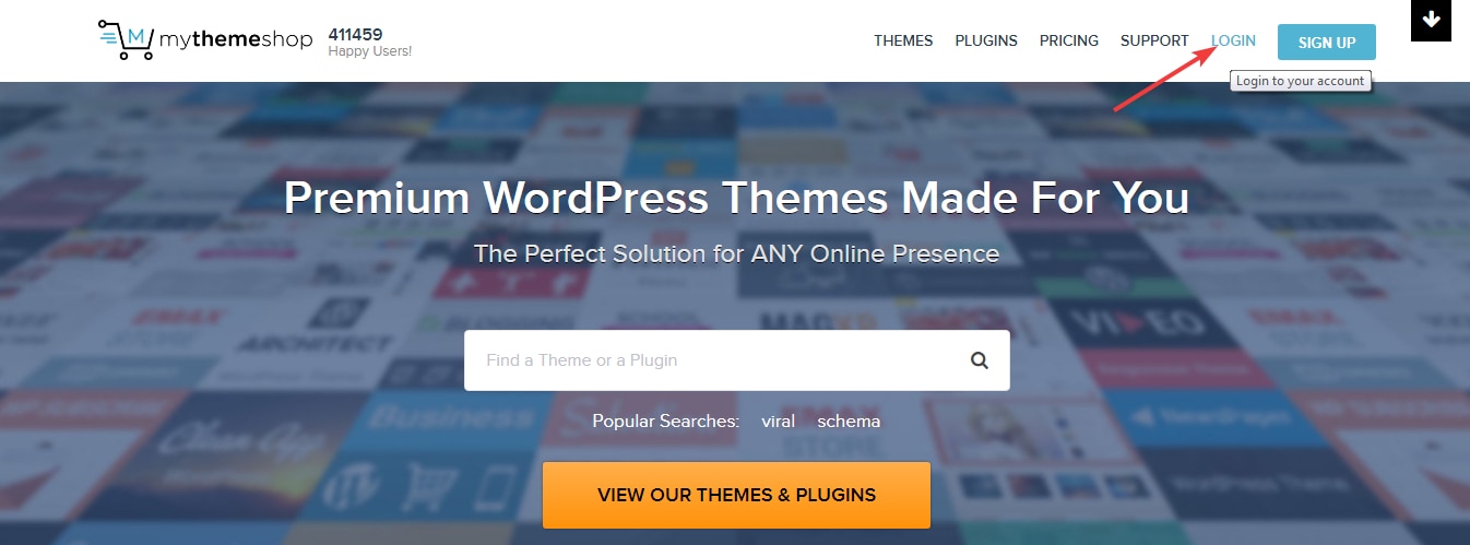 login to mythemeshop