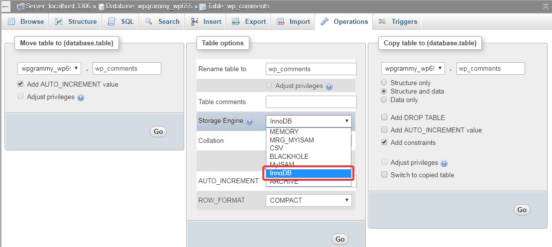 mysql optimizer turn off