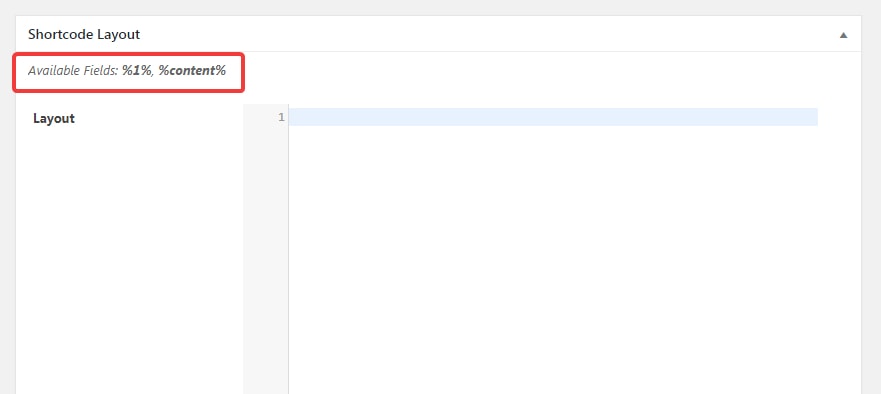 variables available