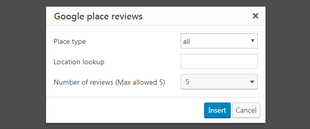 google-place-review-options